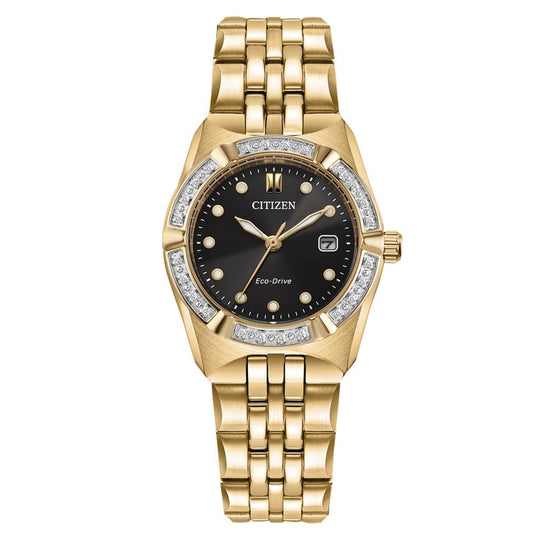 Citizen Ladies Corso Diamond Eco Drive Watch EW2712-55E