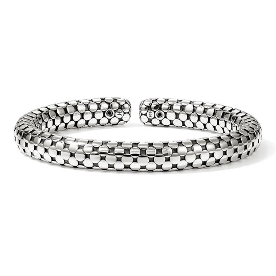 John Hardy Sterling Silver Dot Flex Cuff Bracelet CB30175XM