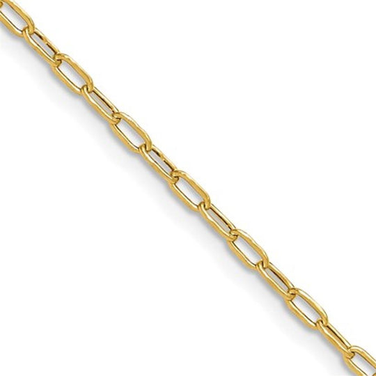 Raymond Mazza 14K Yellow Gold Paperclip Chain