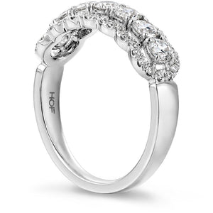 Hearts on Fire 18K White Gold Aurora 7 Stone Diamond Ring HBAAUR7ST00948W-C