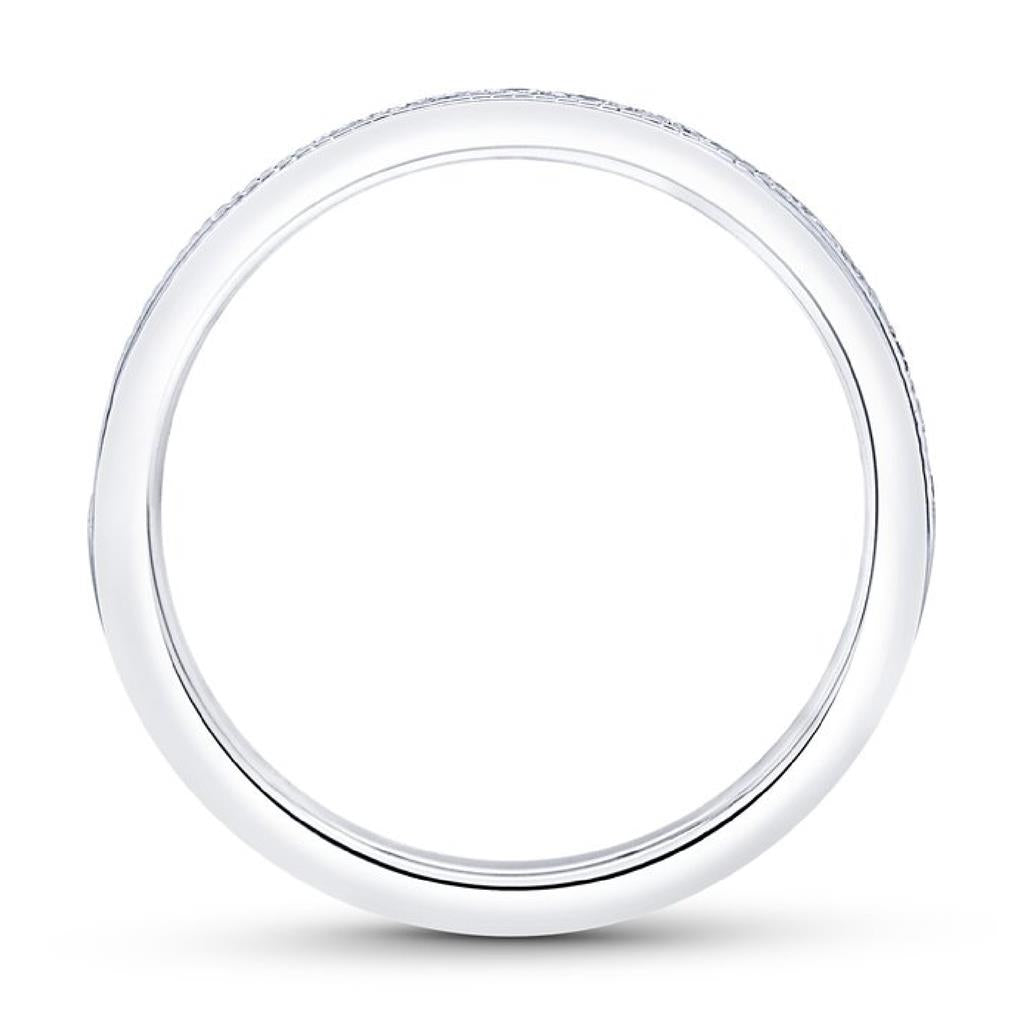 Uneek 14K White Gold Channel Set Diamond Band RB2002U-HF