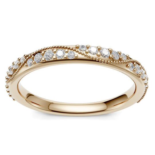 14K Yellow Gold Diamond Vine Band 73261D-4Y-1/4