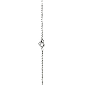 John Hardy Sterling Silver Mini Rolo Chain Cross Bracelet BU98941XUL