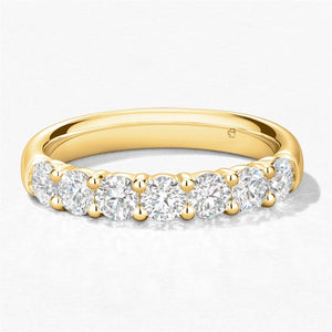 Hearts On Fire Signature 7 Stone Diamond Band - UU27288YGHV0906500
