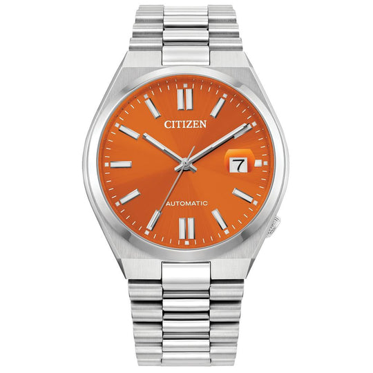 Citizen Gents Tsuyosa Orange Automatic Watch NJ0151-53Z