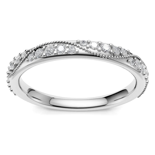 14K White Gold Diamond Vine Band 73261D-4W-1/4