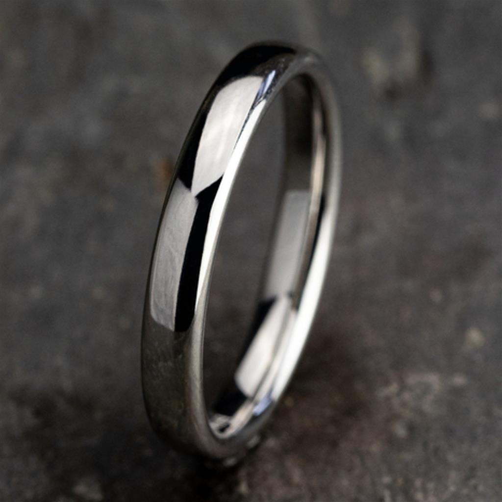 Benchmark 14K White Gold 3mm Comfort Fit Band LCF13014KW10
