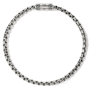 John Hardy Men's Sterling Silver Box Chain Bracelet BU98803XUL