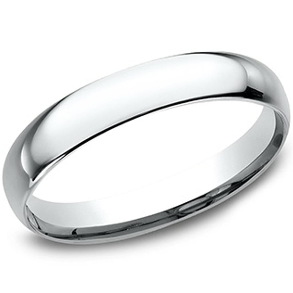 Benchmark 14K White Gold 3mm Comfort Fit Band LCF13014KW06.5