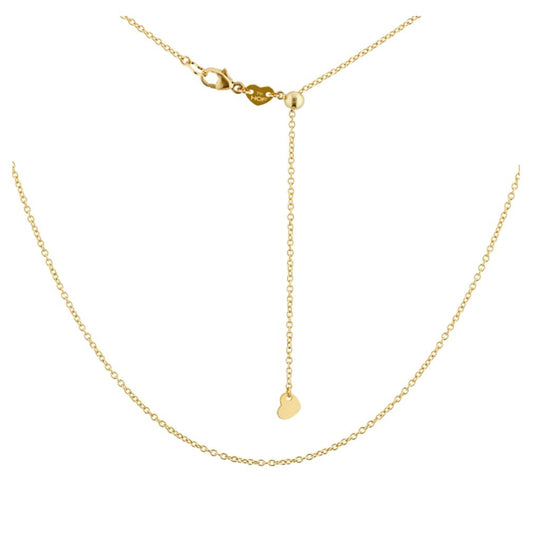 Hearts On Fire 18K Yellow Gold Light Cable Chain AJLCABLE8Y-TAG