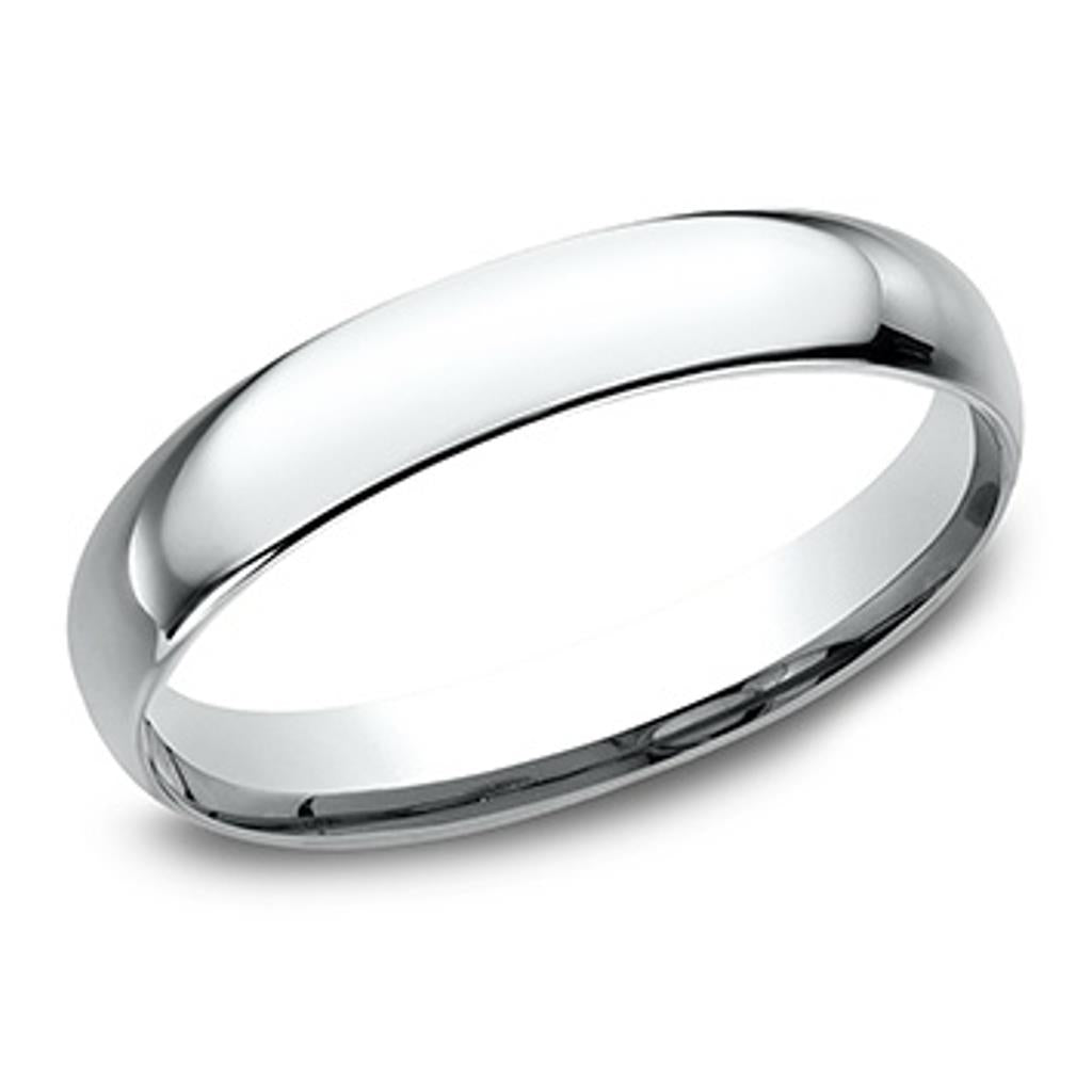 Benchmark 14K White Gold 3mm Comfort Fit Band LCF13014KW10