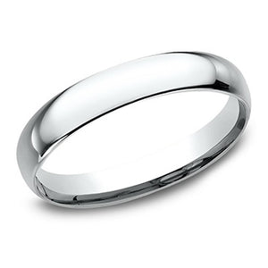 Benchmark 14K White Gold 3mm Comfort Fit Band LCF13014KW10