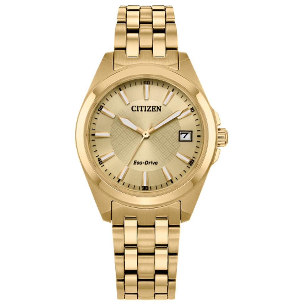 Citizen Ladies Gold Tone Peyten Eco Drive Watch EO1222-50P
