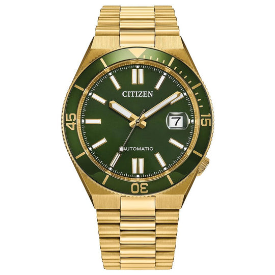 Citizen Tsuyosa Shore Gold Tone Stainless Steel Automatic Watch NJ0232-53X