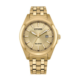 Citizen Gents Gold Tone Peyton Eco Drive Watch BM7532-54P