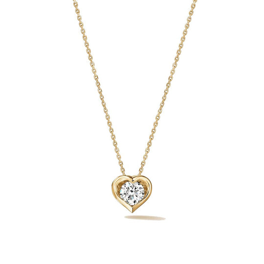 Hearts on Fire 18K Yellow Gold Whimsical Heart Diamond Pendant Necklace UU31628Y