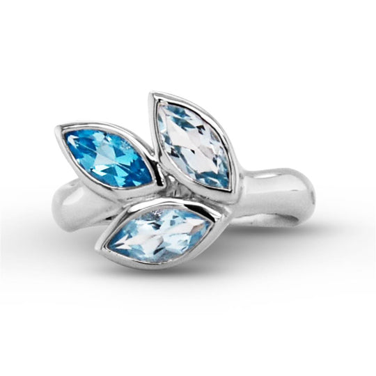 Joryel Vera Sterling Silver Mixed Topaz Ring R3909