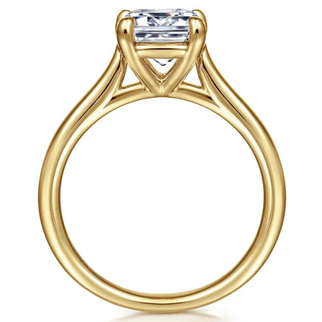 Gabriel & Co 14K Yellow Gold Solitaire Engagement Ring ER16336E8Y4JJJ