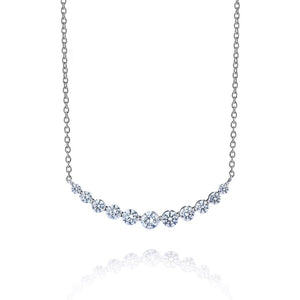 CW Signature Diamond Bar Necklace P0380