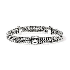 John Hardy Sterling Silver Icon Diamond Link Bracelet BUP989792DIXUM