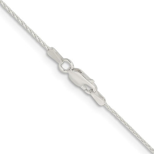 Sterling Silver 0.95mm Diamond-Cut Spiga Chain QSR030-22