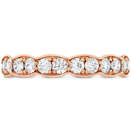 Hearts on Fire 18K Rose Gold Lorelei Floral Diamond Band HBAFLOREL00708R