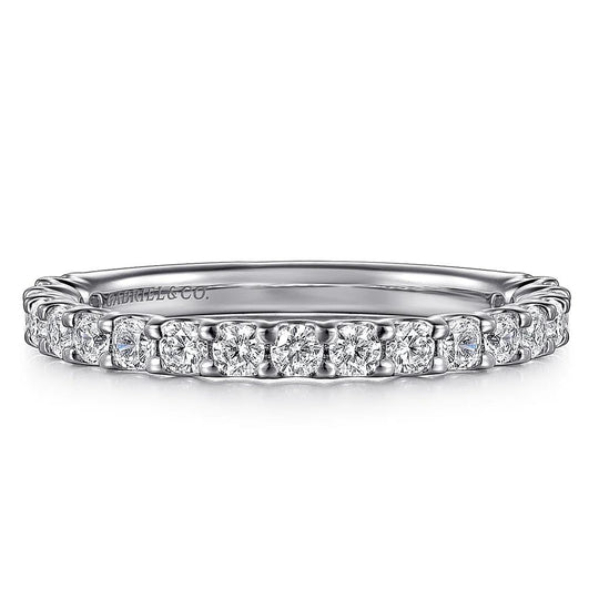Gabriel & Co 14K White Gold Classic Devotion Diamond Band AN7604W44JJ