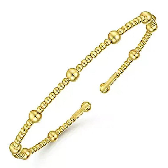 Gabriel & Co 14K Yellow Gold Bujukan Split Bangle BG4603-62Y4JJJ