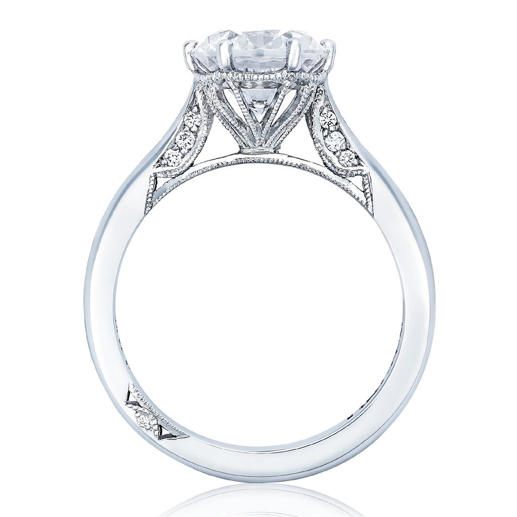 Tacori 18KW Simply Engagement Ring Mounting 2650 RD 6 W