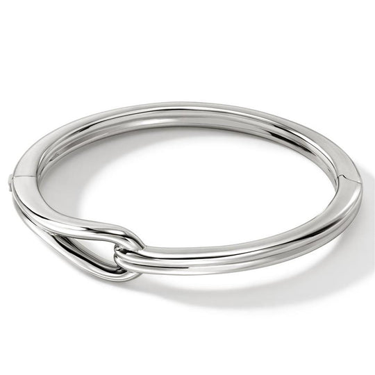 John Hardy Sterling Silver Surf Hinged Bangle BB901084XM
