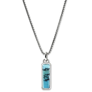 John Hardy Sterling Silver Modern Talismans Turquoise Pendant NMS988001TQX22