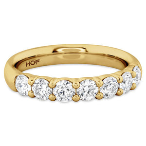 Hearts On Fire 18K Yellow Gold Signature 7 Stone Diamond Band UU27288YGHV0906500
