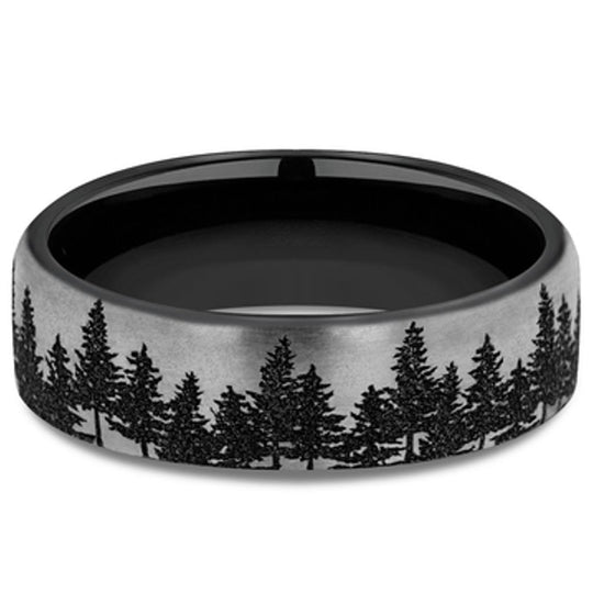 Benchmark Titanium Treeline Evergreen Band EUCF6865136GBKT10