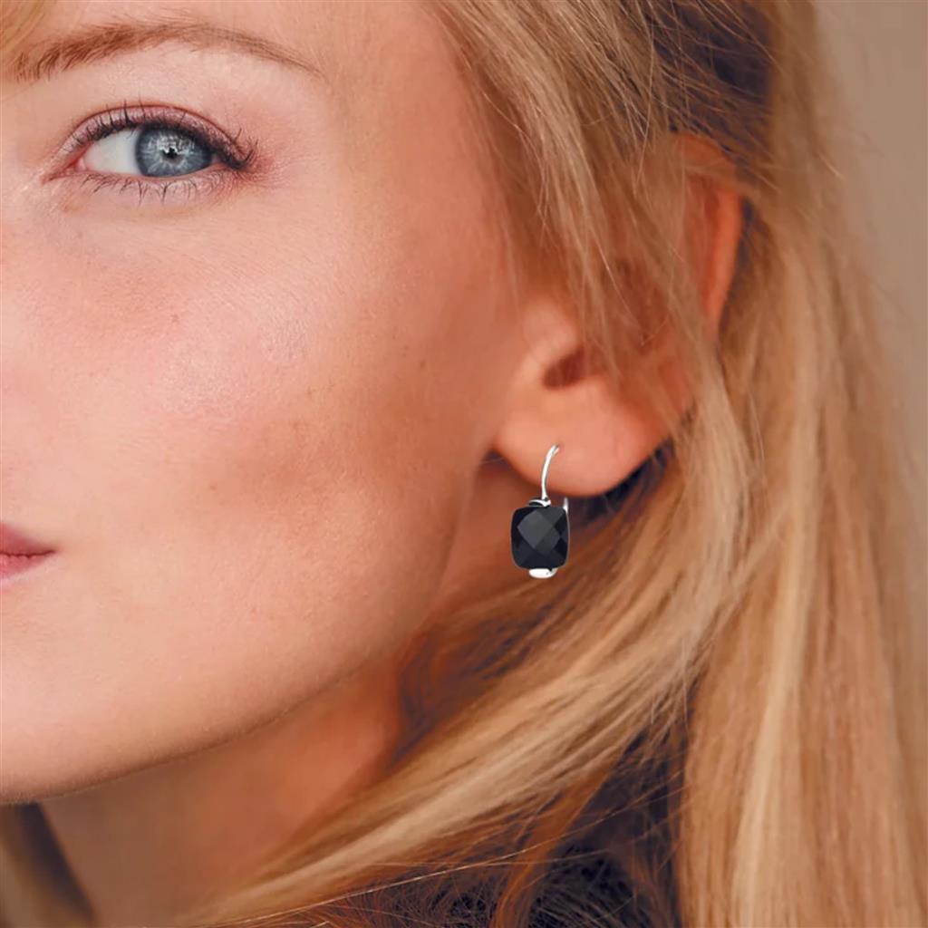 Joryel Vera Sterling Silver Black Onyx Drop Earrings E3915OX