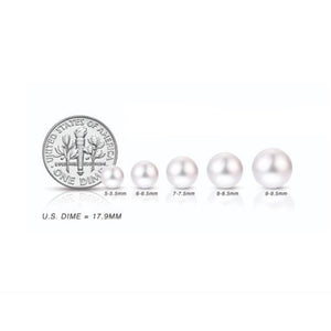 14K White Gold Akoya Pearl Necklace 966472/AWH