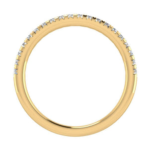 Gabriel & Co 14K Yellow Gold Devotion Classic Straight Diamond Band AN12920Y44JJ