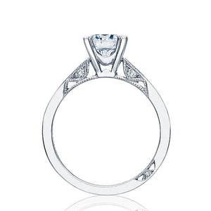 Tacori 18KW Simply Tacori Engagement Ring 2584 RD 6.5 W