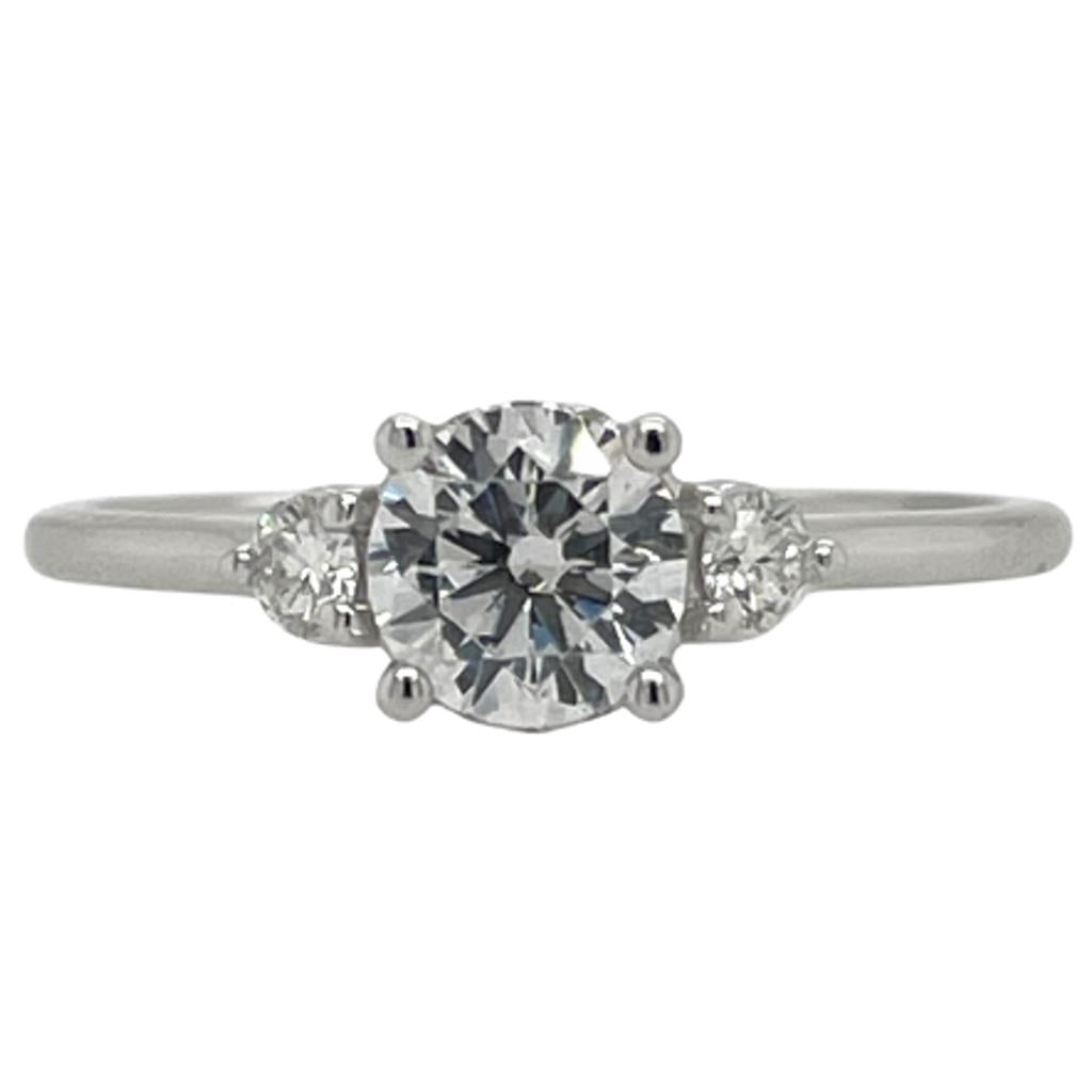 Platinum 3 Stone Diamond Engagement Ring AS1752P50