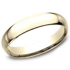 Benchmark 14K Yellow Gold 4mm Plain Band LCF14014KY06.5