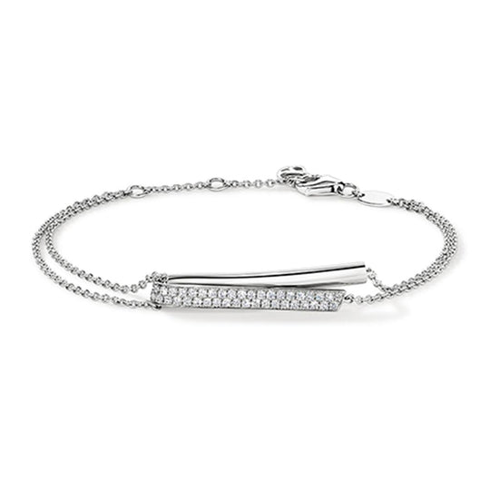 Hearts On Fire 18K White Gold Inside Out Diamond Flip Bracelet UU30138W