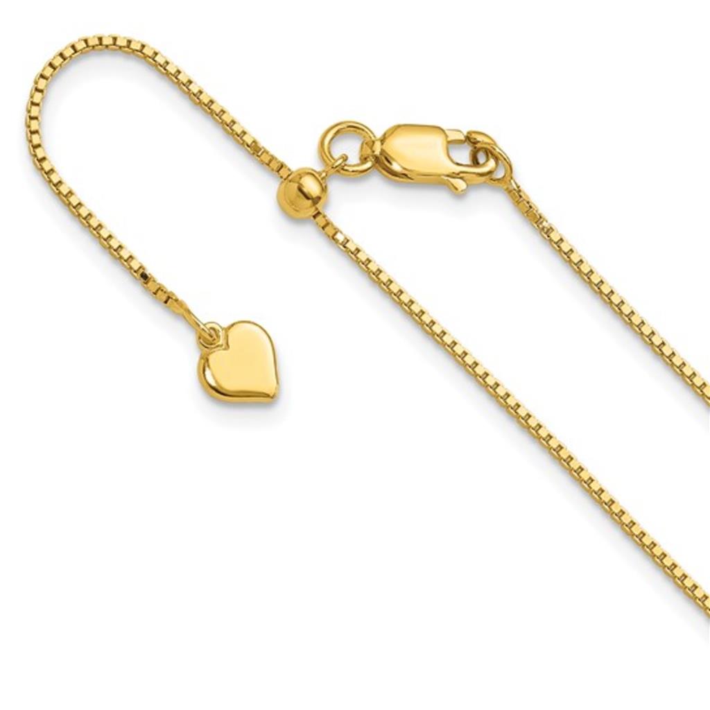 Sterling Silver Gold-Plated 0.95mm Box Chain FC87-22