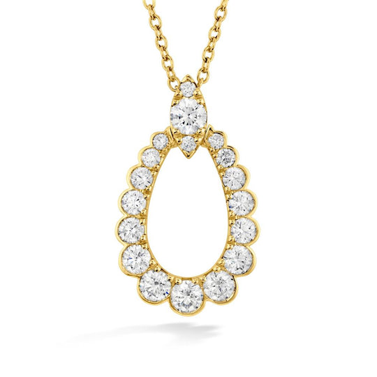 Hearts On Fire 18K Yellow Gold Aerial Regal Diamond Necklace HFPAREGT00858Y