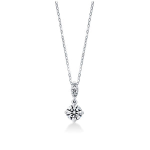 Hearts on Fire 18K White Gold Aerial Petite Drop Pendant HFPAERPD00278W