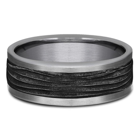 Benchmark Gray Tantalum Edge Black Titanium Bark Band CF128743BKTGTA10