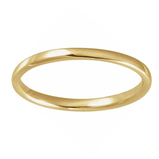 14K Yellow Gold 1.8mm Plain Wedding Band 51635:602:P