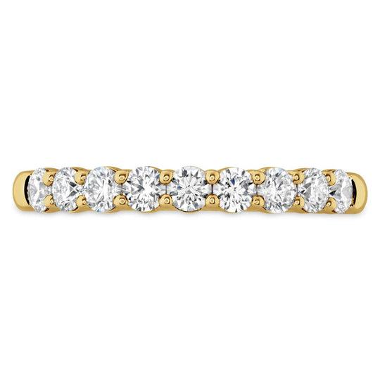 Hearts On Fire 18K Yellow Gold 9 Stone Diamond Band HBASIG900508Y-C