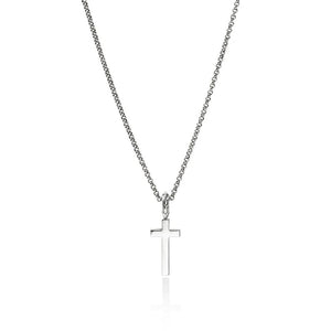 John Hardy Sterling Silver Diamond Pave Cross Pendant Necklace NBP9893882DIX16-18