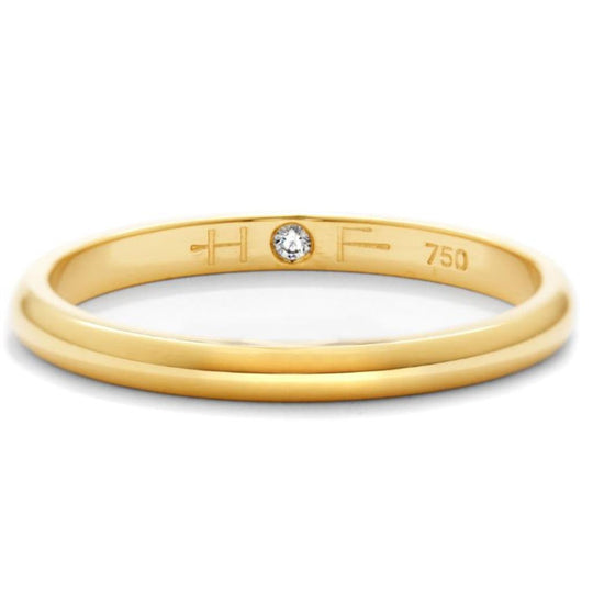 Hearts on Fire 18K Yellow Gold Plain 2mm Band UU29478YGHV2mm6500