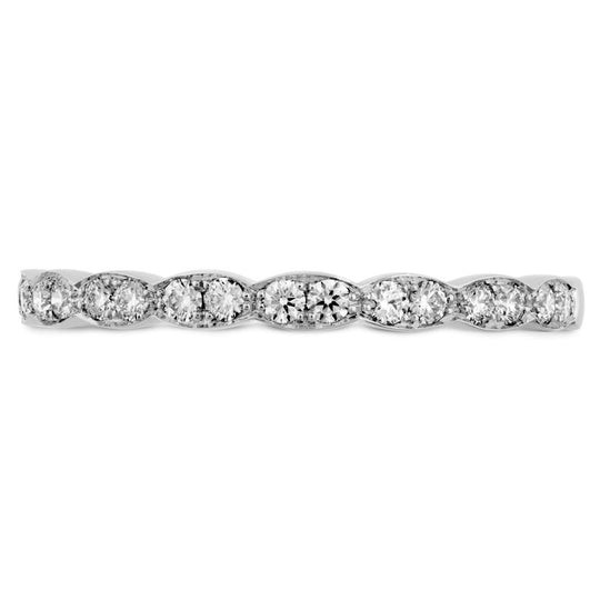 Hearts On Fire 18K White Gold Lorelei Floral Diamond Band UU438WIJV0156500