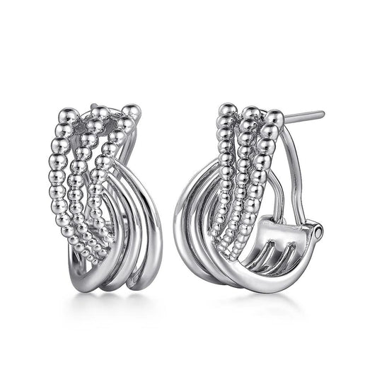 Gabriel & Co Sterling Silver Twisted Bujukan Earrings EG14685SVJJJ